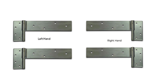 [AHN182] Strap Hinge 300x50mm 14mm pin For Gates up to 100 kgs - Both LEFT and RIGHT PAIRS
