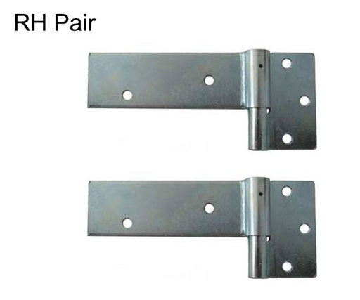 [AHN185] Short Heavy Duty Timber Swing Gate Strap Hinges 145x50mm 14mm Pin RH Pair
