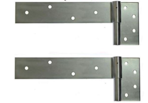 [AHN187] Heavy Duty Strap Timber Gate Hinge 350x70mm 25mm Pin up to 600kg RH - Pair