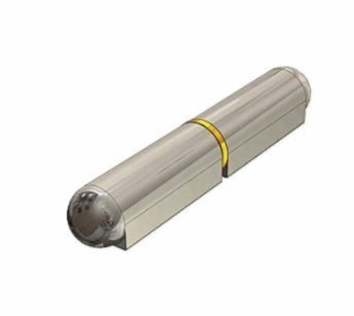 [AHN205] Steel Weld-On Bullet Hinge - 120mm Length with 16mm Brass Washer
