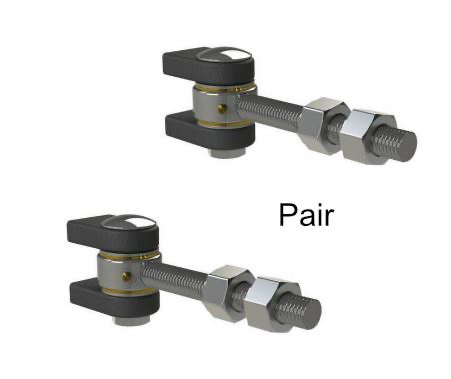 [AHN215] Heavy Duty Adjustable Super Hinge M30 for Gate up to 800kg / Pair