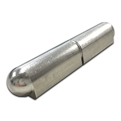 [AHN221] 316 Stainless Steel Weld-On Bullet Hinge - 80mm Length with 13mm Stainless Steel Washer