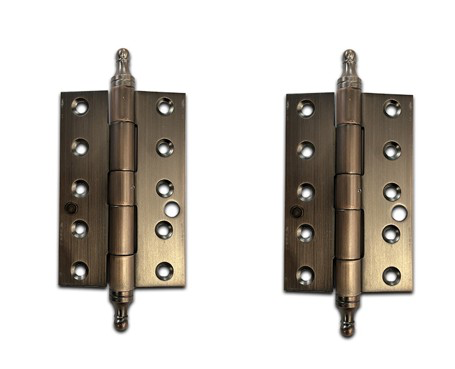 [AHN321] Decorative Gate Hinges - Stainless Steel - Pair